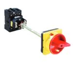 16-125A DISCONNECT SWITCH - BASE MOUNTING WITH DOOR CLUTCH AND RED/YELLOW PADLOCK