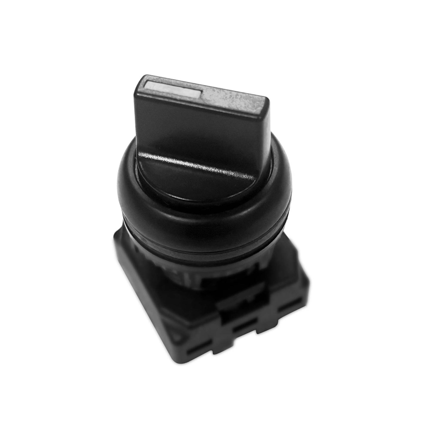 CSI Selector Switch: 22mm, Non-spring Return 2 Position Black, 45 degree UL Listed
