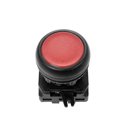 CSI Red Plastic Flush Head Pushbutton, Momentary, 22mm, UL Listed