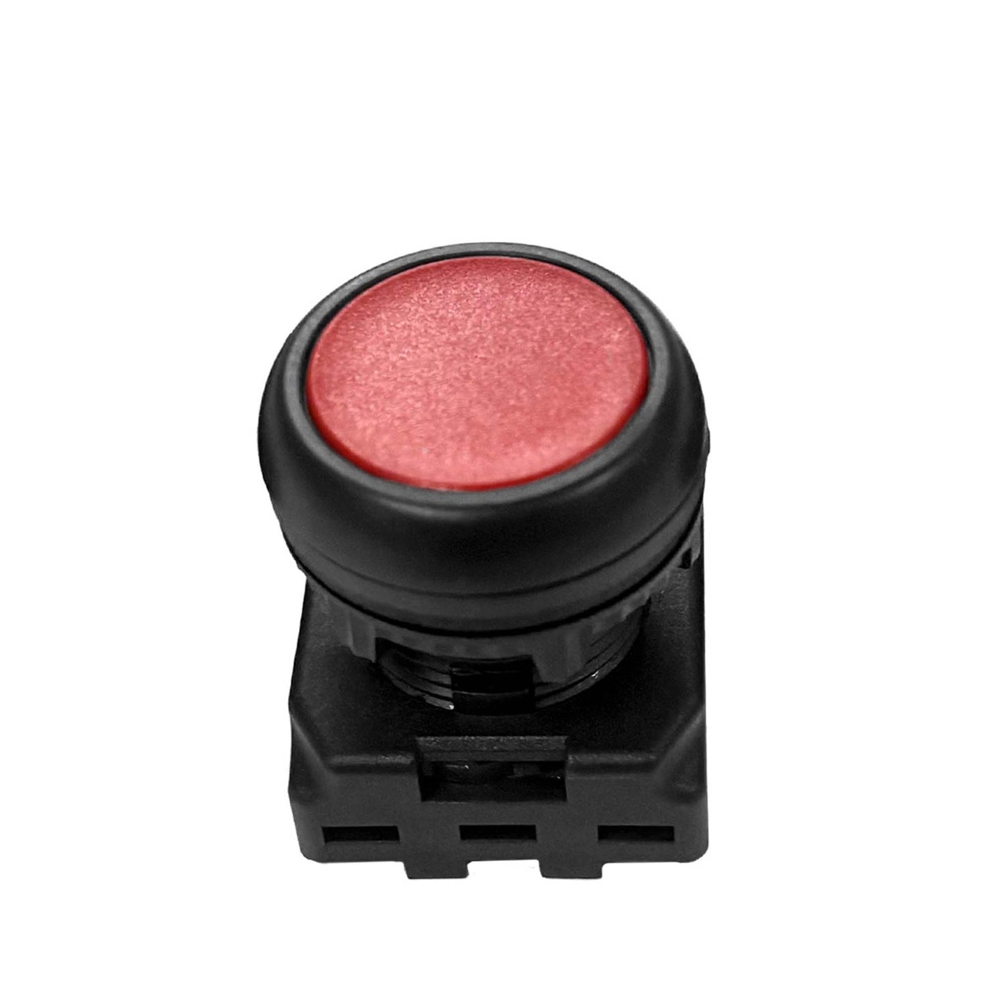 CSI Red Plastic Flush Head Pushbutton, Momentary, 22mm, UL Listed
