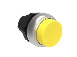 Push-Push button actuator Ø22mm Platinum series chromed plastic, extended. Push ON-Push OFF