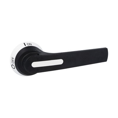 Door-coupling handle for GL0320…GL0630. Screw fixing. 175mm lever length pistol handle - defeatable (req. UL508A). Black. □10mm. IP66, IP69K and NEMA 4X