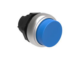 Push-Push button actuator Ø22mm Platinum series chromed plastic, extended. Push ON-Push OFF