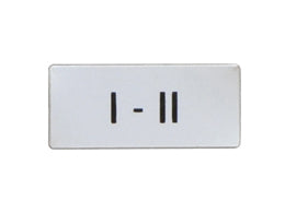 International label for pushbuttons and selector switches