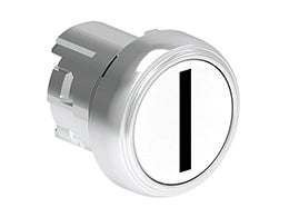 Pushbutton actuator, spring return, with symbol Ø22mm Platinum series metal