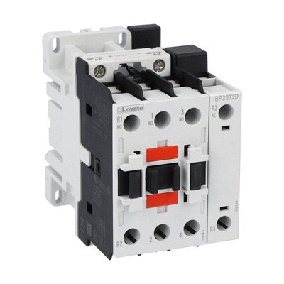 Four-pole contactor, IEC operating current Ith (AC1) = 45A, DC coil, 2NO and 2NC