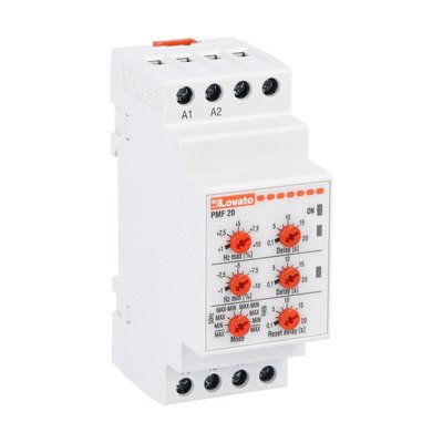 Frequency monitoring relay for single and three-phase systems, minimum ...