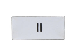 International label for pushbuttons and selector switches