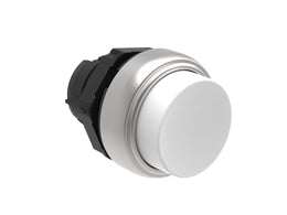 Push-Push button actuator Ø22mm Platinum series chromed plastic, extended. Push ON-Push OFF