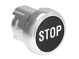 Pushbutton actuator, spring return, with symbol Ø22mm Platinum series metal