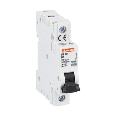 Miniature circuit breaker, 1P - 10kA. 1 module, characteristic B