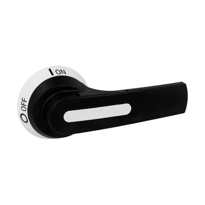 Door-coupling handle for GL0160...GL0315. Screw fixing. 125mm lever length pistol handle - defeatable (req. UL508A). Black. □10mm. IP66, IP69K and NEMA 4X