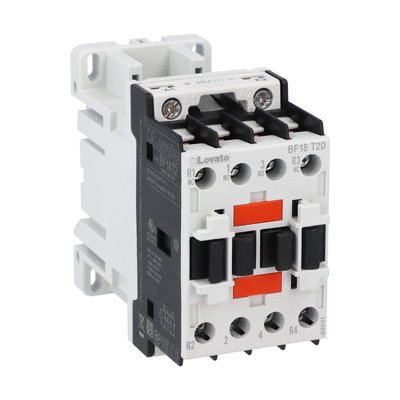 Four-pole contactor, IEC operating current Ith (AC1) = 32A, DC coil, 2NO and 2NC