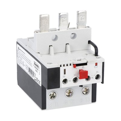 Motor protection relay, non phase failure/non single-phase sensitive. Three-pole (three-phase), manual resetting. Direct mounting on BF40 - BF94 contactors