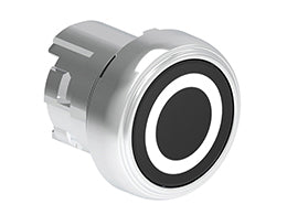 Pushbutton actuator, spring return, with symbol Ø22mm Platinum series metal