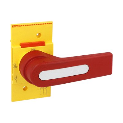 Direct operating handle for GL0631…GL1000. Red/yellow