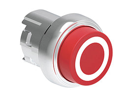 Pushbutton actuator, spring return, with symbol Ø22mm Platinum series metal