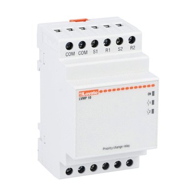 Start-up priority change relay, modular version, 2 outputs. AC supply voltage