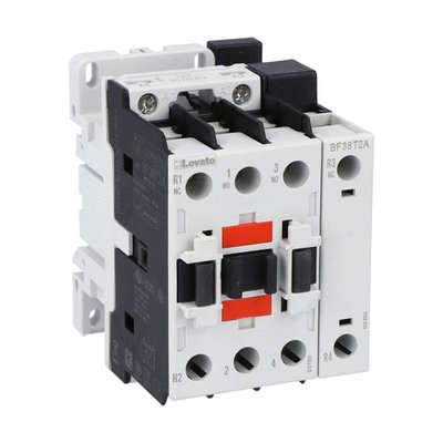 Four-pole contactor, IEC operating current Ith (AC1) = 56A, AC coil, 2NO and 2NC