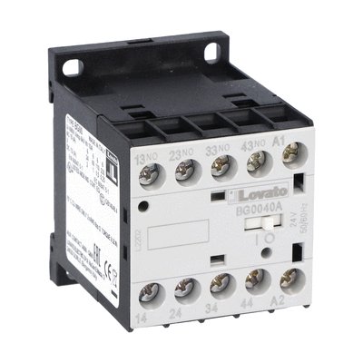 Control relay with AC coil 4NO