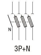 Fuse holder, for 10X38mm fuses. 32A rated current at 690VAC