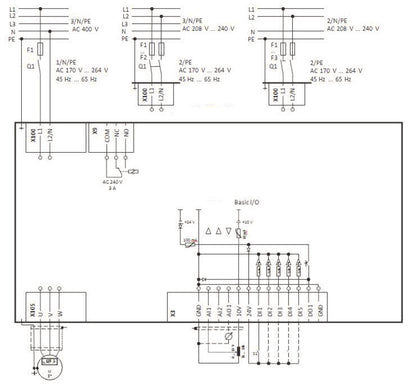 Variable speed drive, VLA1 type