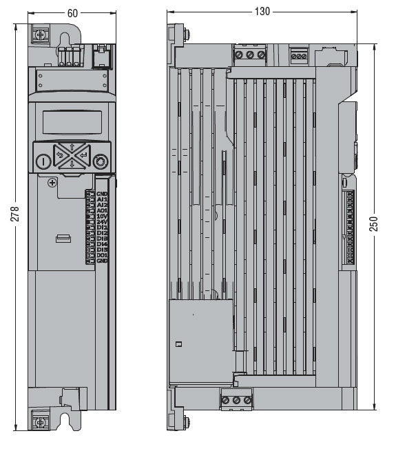 Variable speed drive, VLA1 type