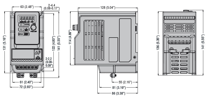 Variable speed drive, VT1 type