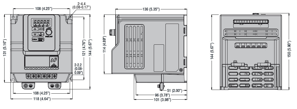 Variable speed drive, VT1 type