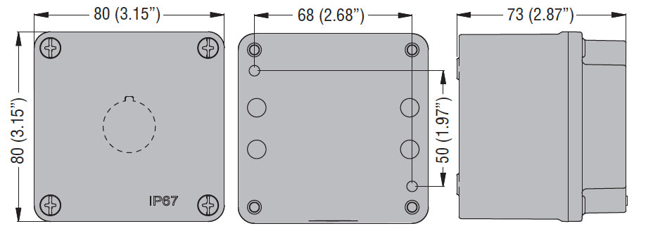 Metal enclosure