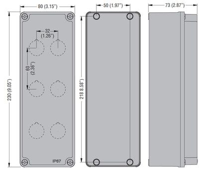 Metal enclosure