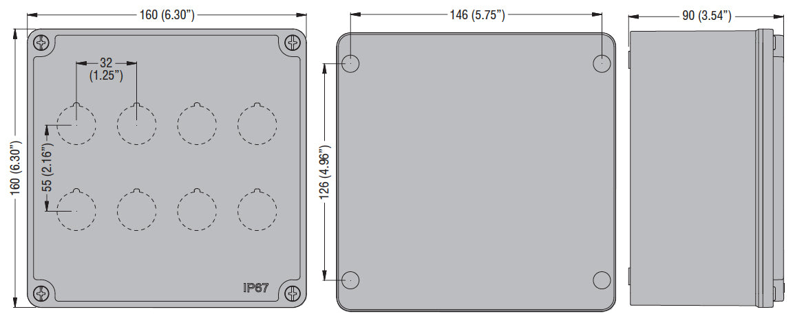 Metal enclosure