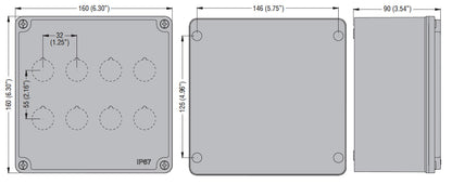 Metal enclosure