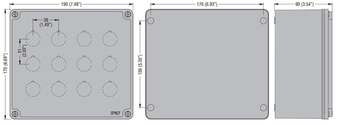 Metal enclosure