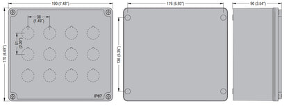 Metal enclosure