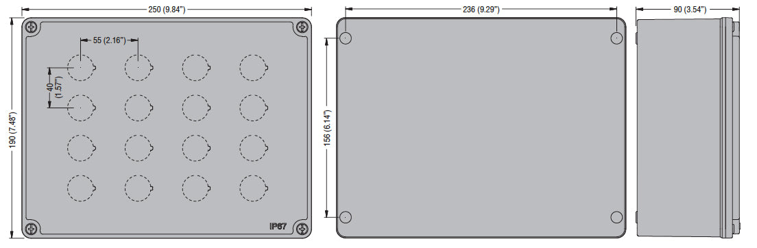 Metal enclosure