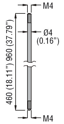 Rod probe, for SCM electrodes, 960mm/37,79”