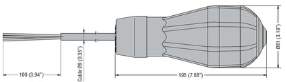 Float switch for dirty water, Neoprene cable