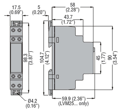 Level control starter kit complete with LVM25240 relay and two SN1 electrodes