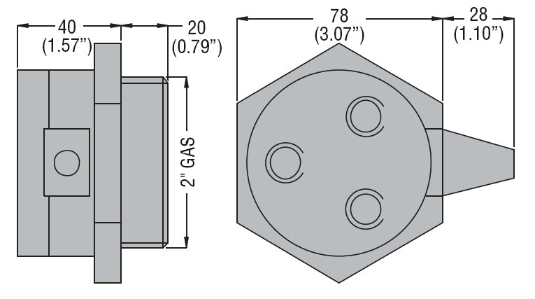 Electrode holder (for 3 rod probes)