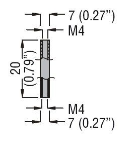 Coupler unit for extension rod probe ASTA...MM4