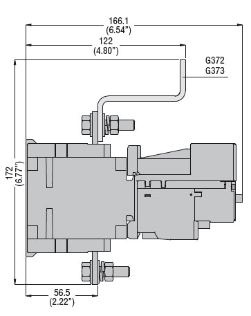 Set of links for direct contactor mounting, for relay RF...200